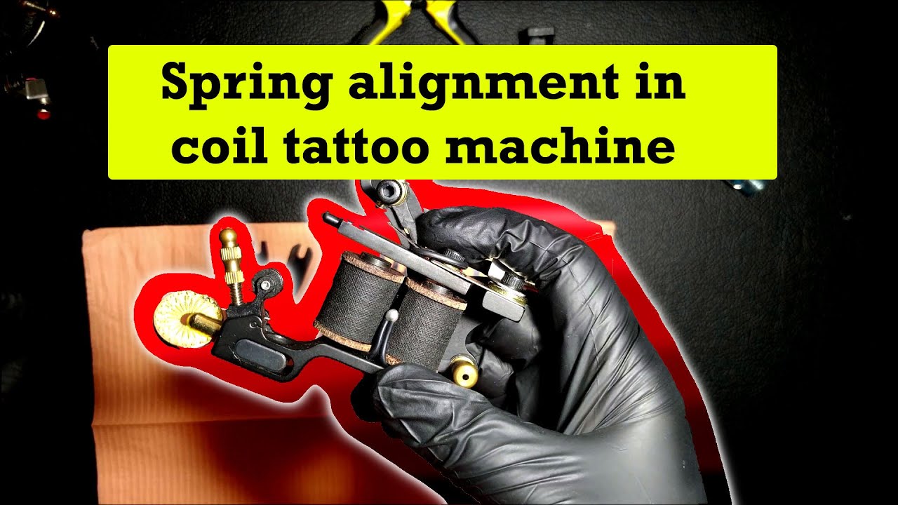 how to use spring alignment tool for tattoo coil machine | jaguar coil machine | kings tattoo supply