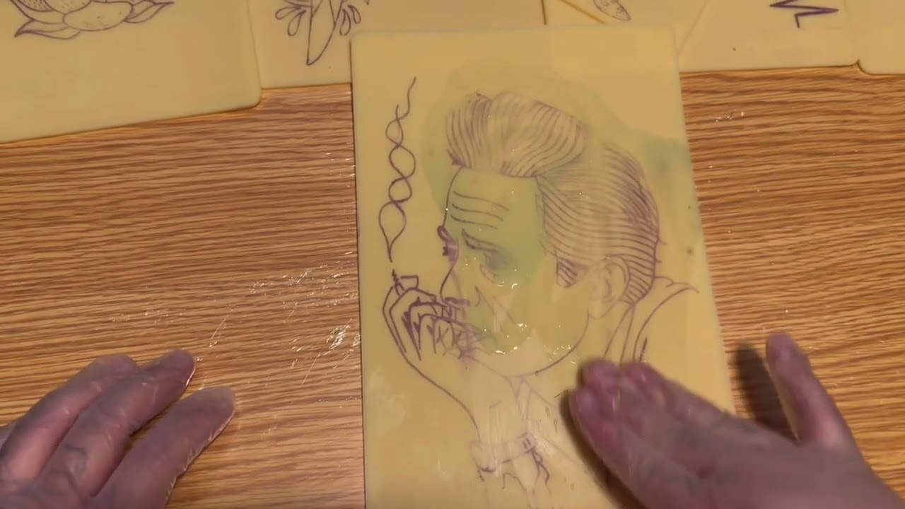 Fallow up to the how to stencil fake skin this is how to remove stencil from fake skin