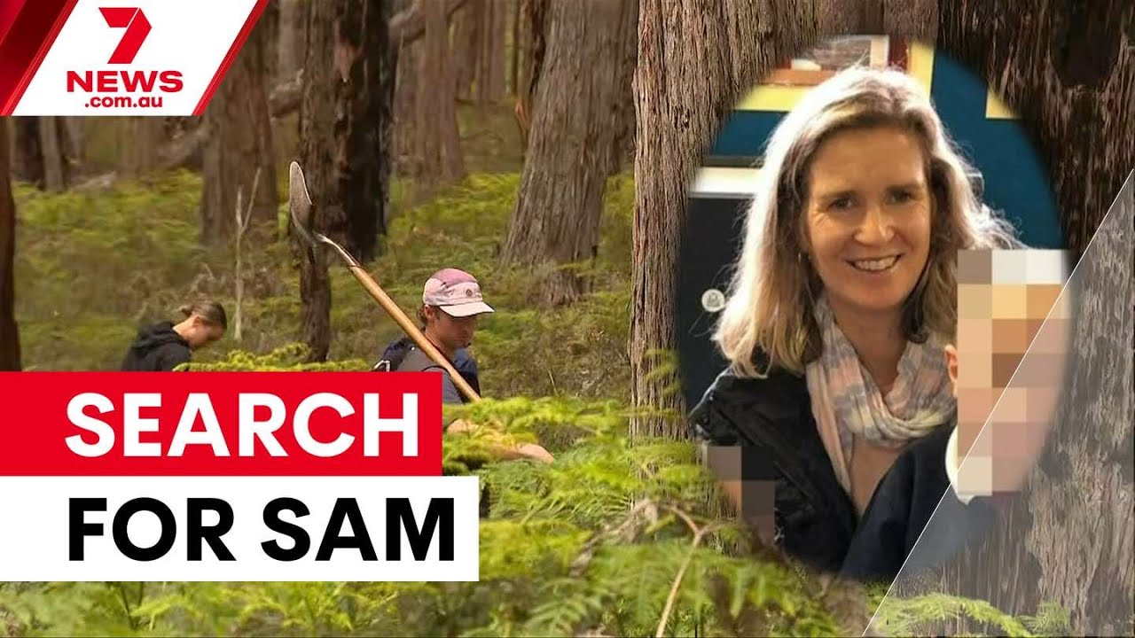 Specialist police scour bushland in the hunt for missing mother Samantha Murphy | 7NEWS