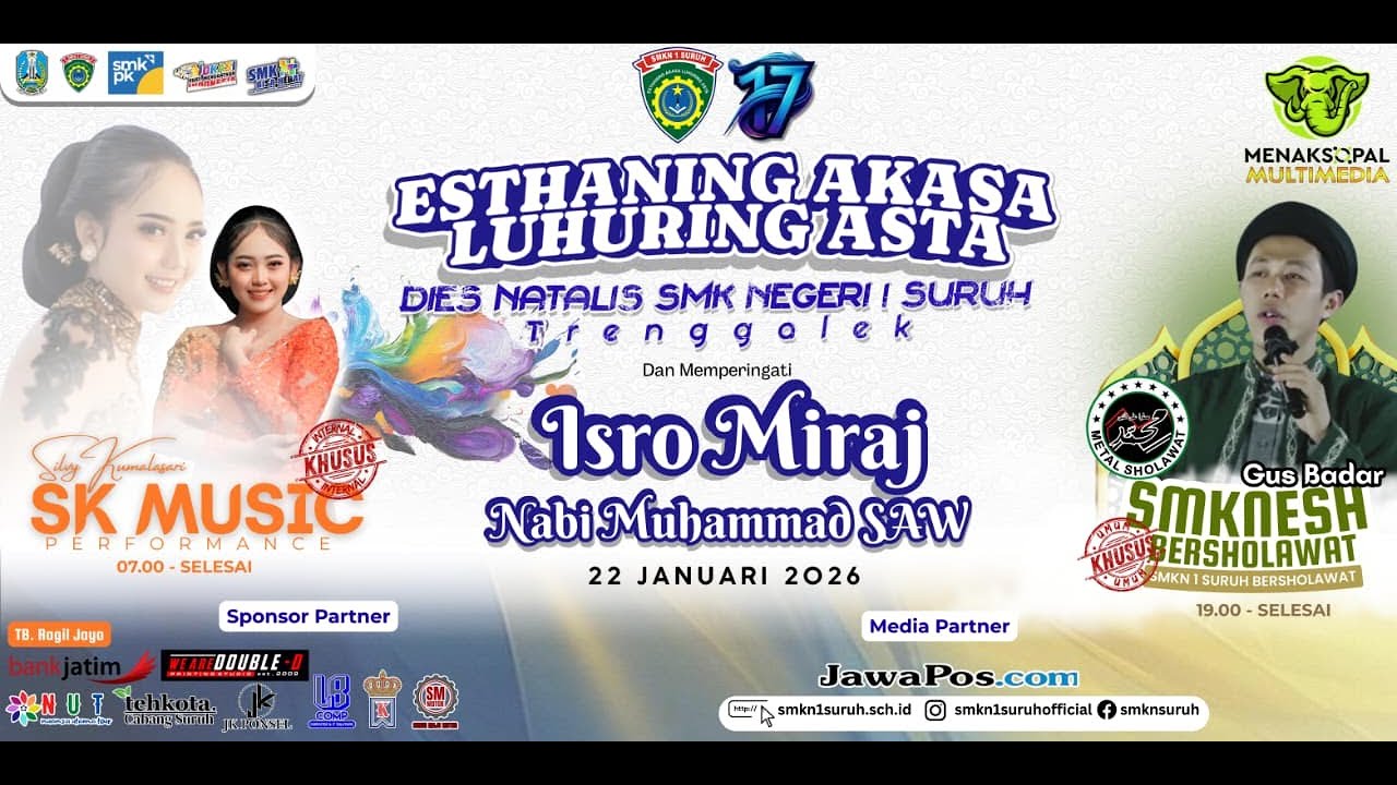 DIES NATALIS SMKN 1 SURUH BERSAMA SILVI KUMALASARI