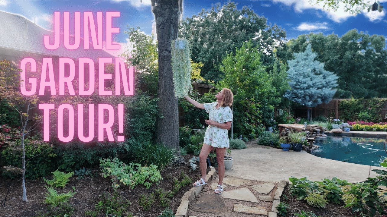 MY BIGGEST GARDEN TOUR YET! 🌸 JUNE Texas Garden Tour '25 🌸 Zone 8 Texas Gardening Inspiration