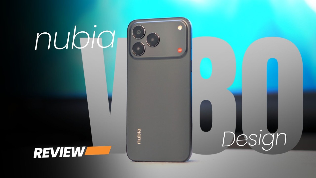 Обзор дизайна Nubia V80