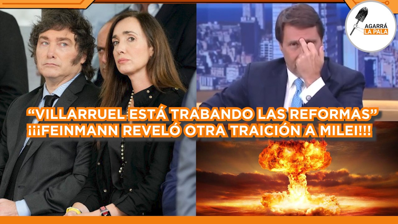 FEINMANN REVELÓ NUEVA TRAICIÓN DE VILLARRUEL A MILEI QUE PRENDE FUEGO TODO: 