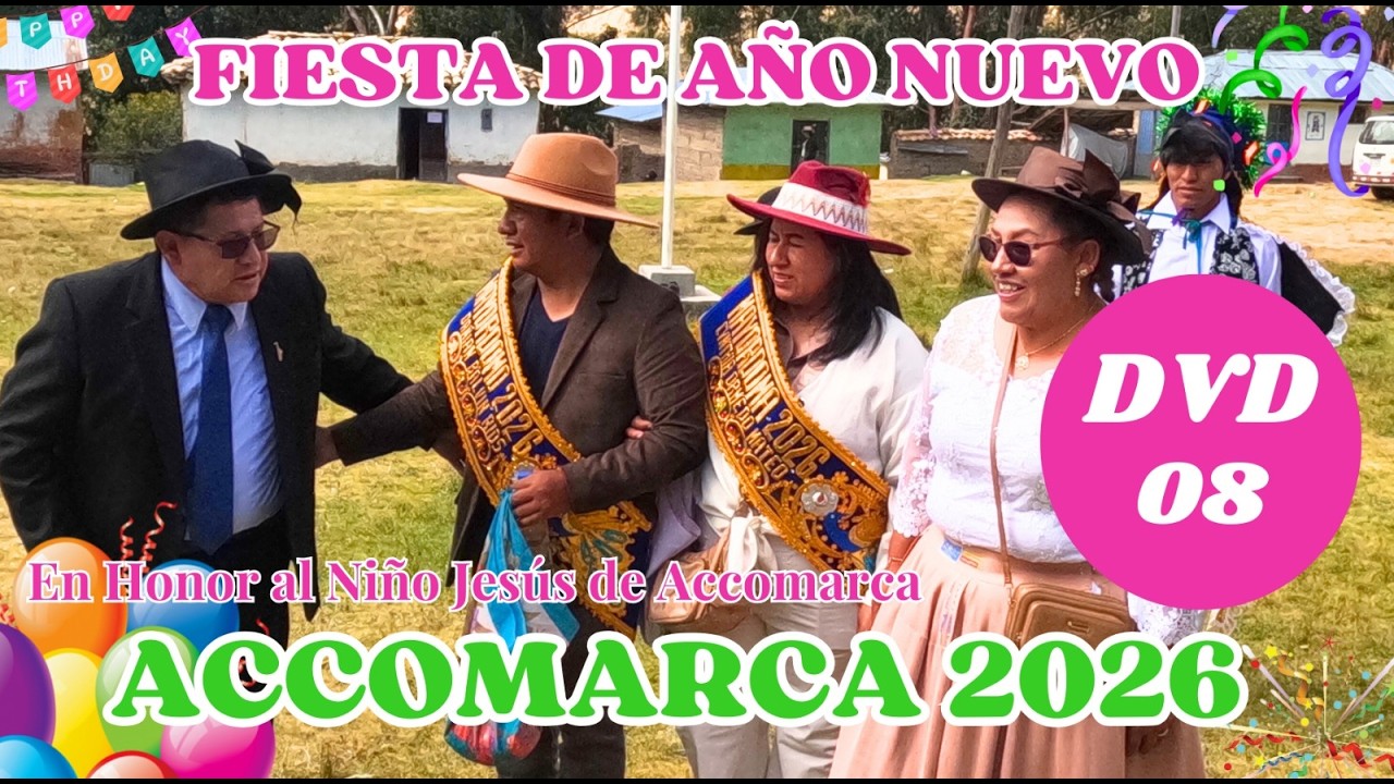 🔴🎉🎷𝐕𝐈𝐃𝐄𝐎 𝟎8//𝐆𝐑𝐀𝐍 𝐅𝐈𝐄𝐒𝐓𝐀 𝐃𝐄 𝐀Ñ𝐎 𝐍𝐔𝐄𝐕𝐎 𝐀𝐂𝐂𝐎𝐌𝐀𝐑𝐂𝐀 𝟐𝟎𝟐𝟔🌟🎊🎈