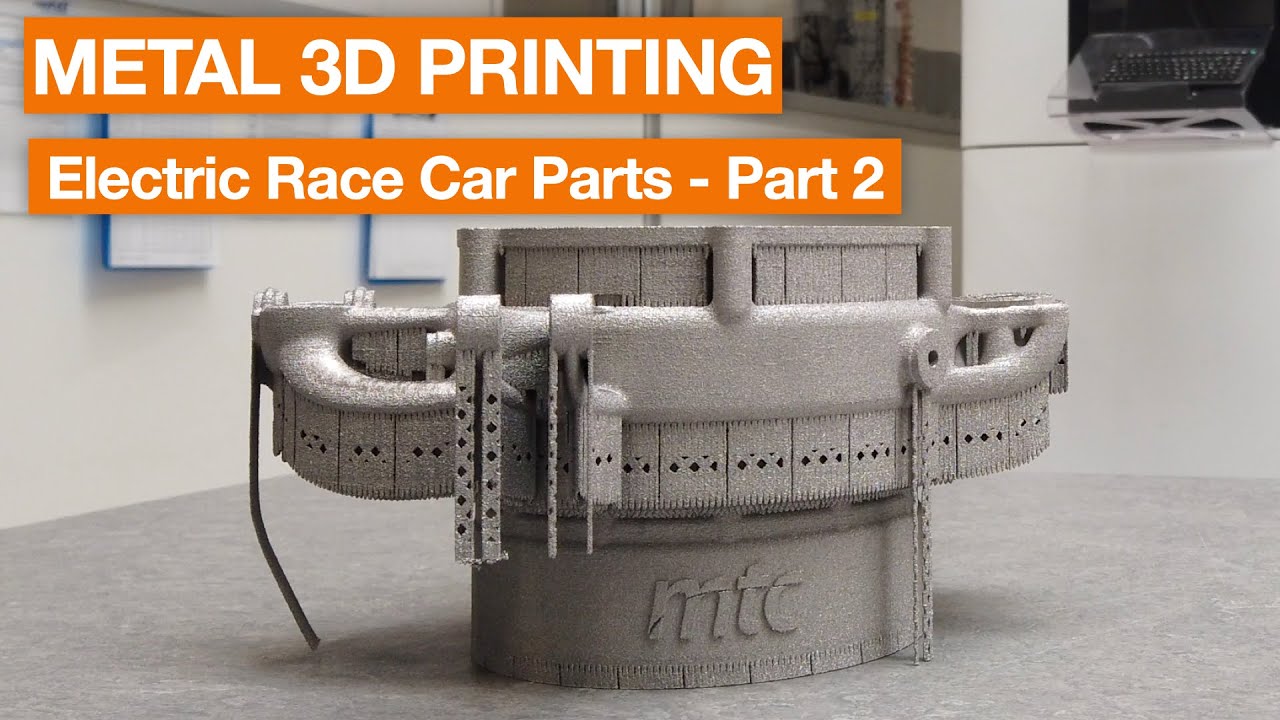 Metal 3D Printing ( Electron Beam Melting ) Electric Race Car Parts - Part 2