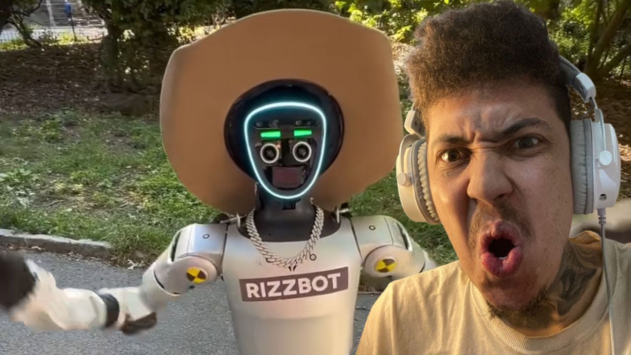 Rizzbot Walking Down the Beach