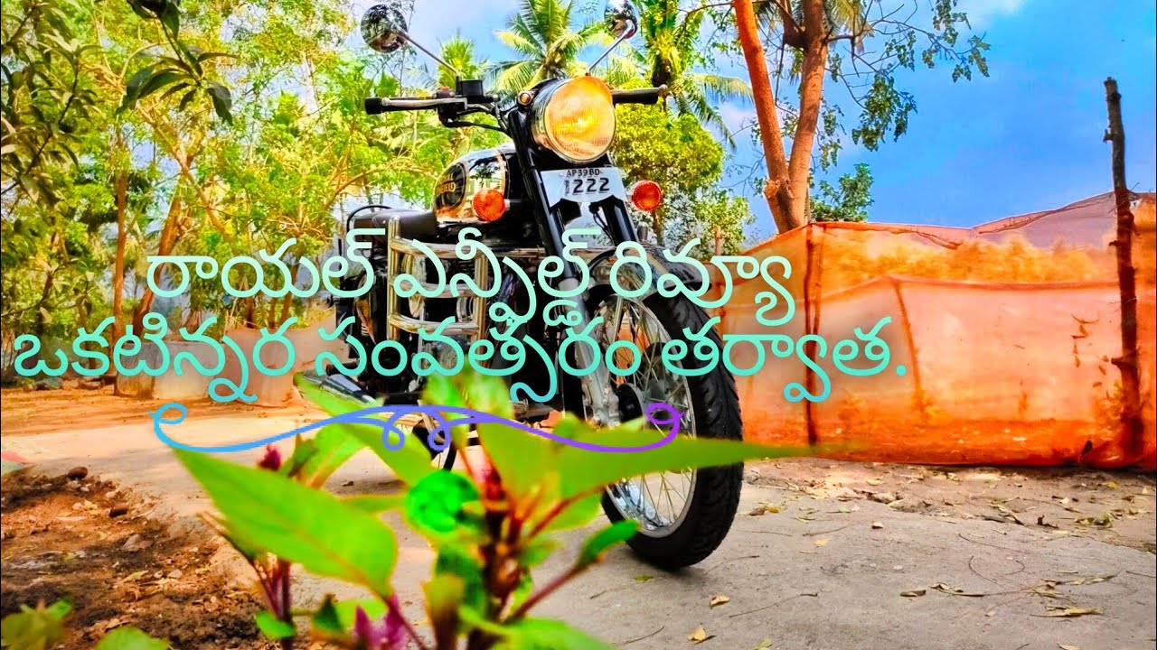 The ROYAL ENFIELD Classic 500  Chrome Black Review in Telugu