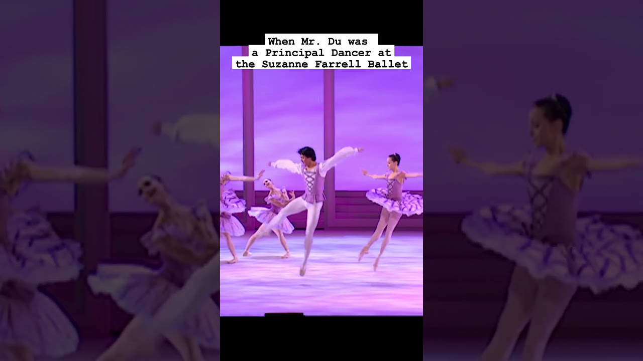 Mr. Du as a Principal Ballerina at The Suzanne Farrell Ballet