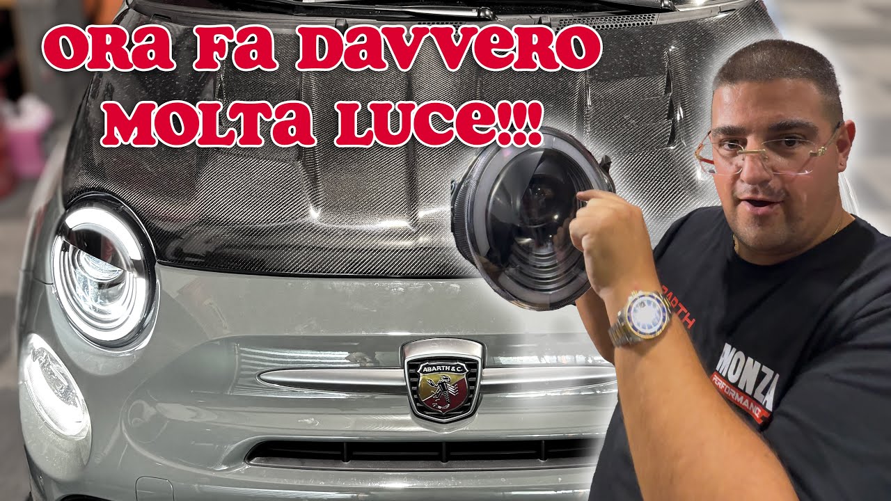 NUOVI FARI A LED PER ABARTH 500 595 695!