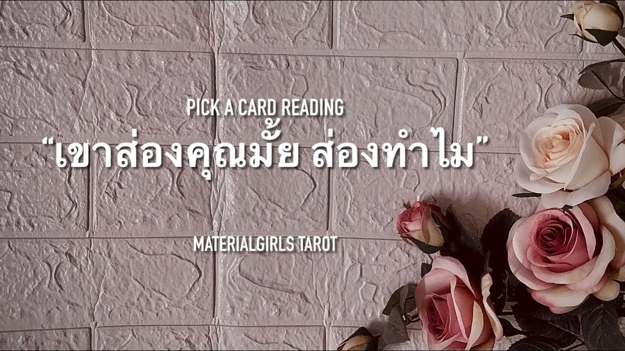 Pick a Card : เขาส่องคุณมั้ย ส่องทำไม 🎉 Timeless