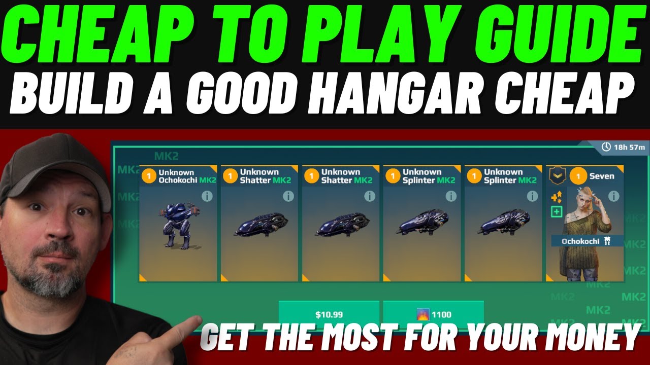War Robots | How to build a nice hangar Cheap | WR Cheap to play guide
