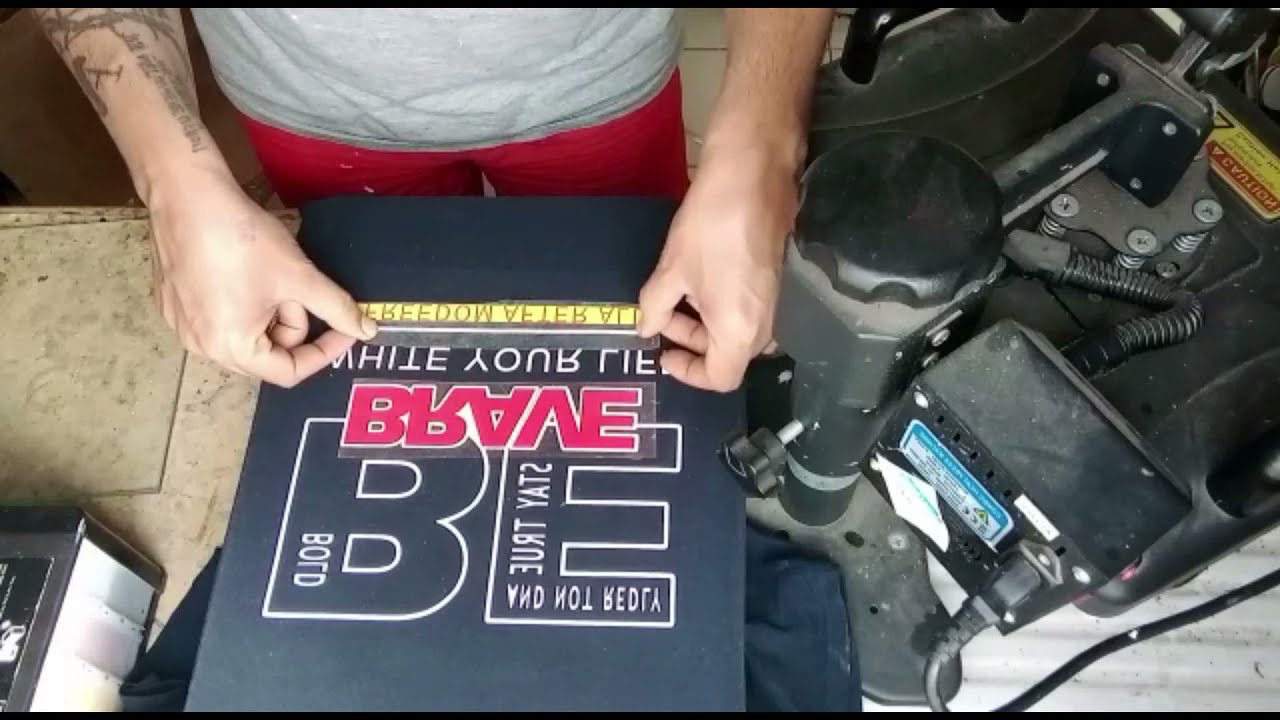 Impression t-shirt avec flex velours et phosphorescent طباعة تيشيرت بواسطة فلكس مخملي و الفسفوري