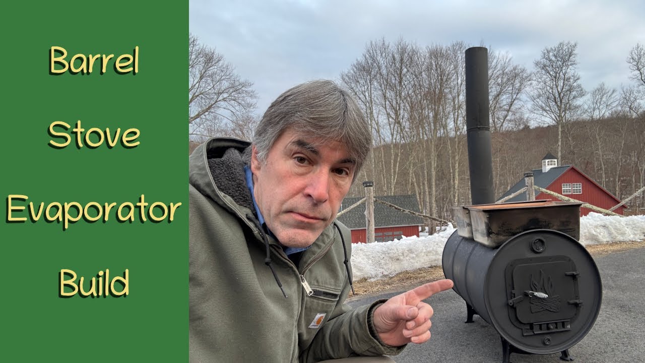 Building a Maple Syrup Barrel Stove Evaporator.  Will it work?