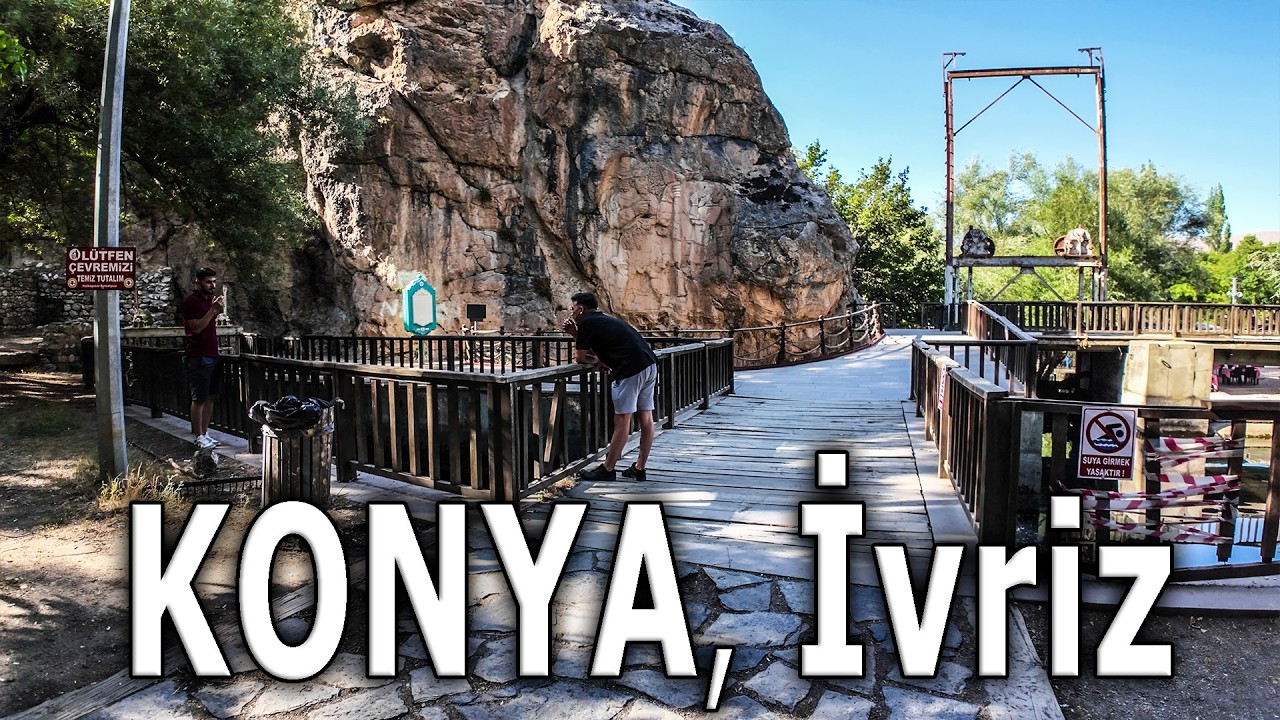 KONYA, İvriz Yürüyüş Turu | 4K Hiking from the Waterfall to the Hittite Rock Relief