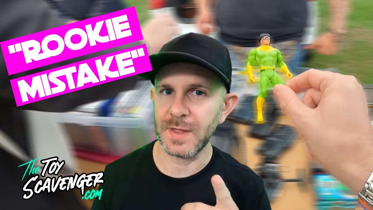 Car Boot Sale Hunting - Vintage Action Figures & Toys - I Made a Rookie Mistake -The Toy Scavenger