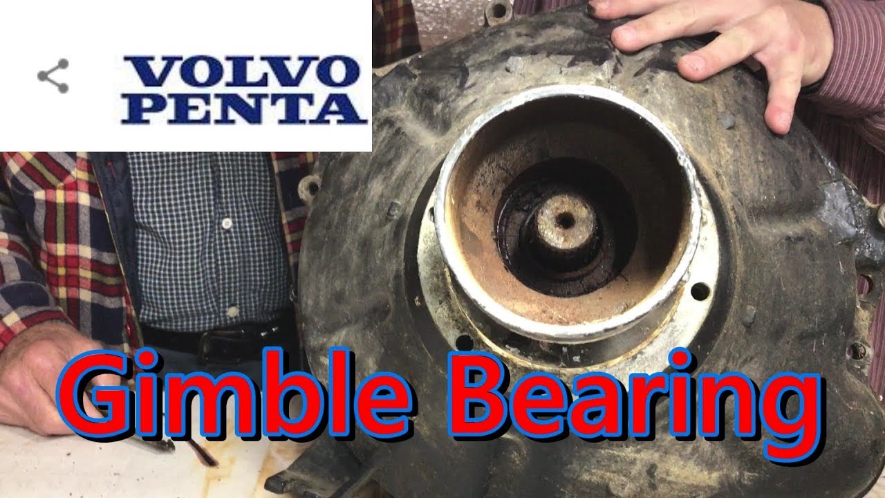 Снятие подшипника вала подшипника Volvo Penta Gimble DP-C1