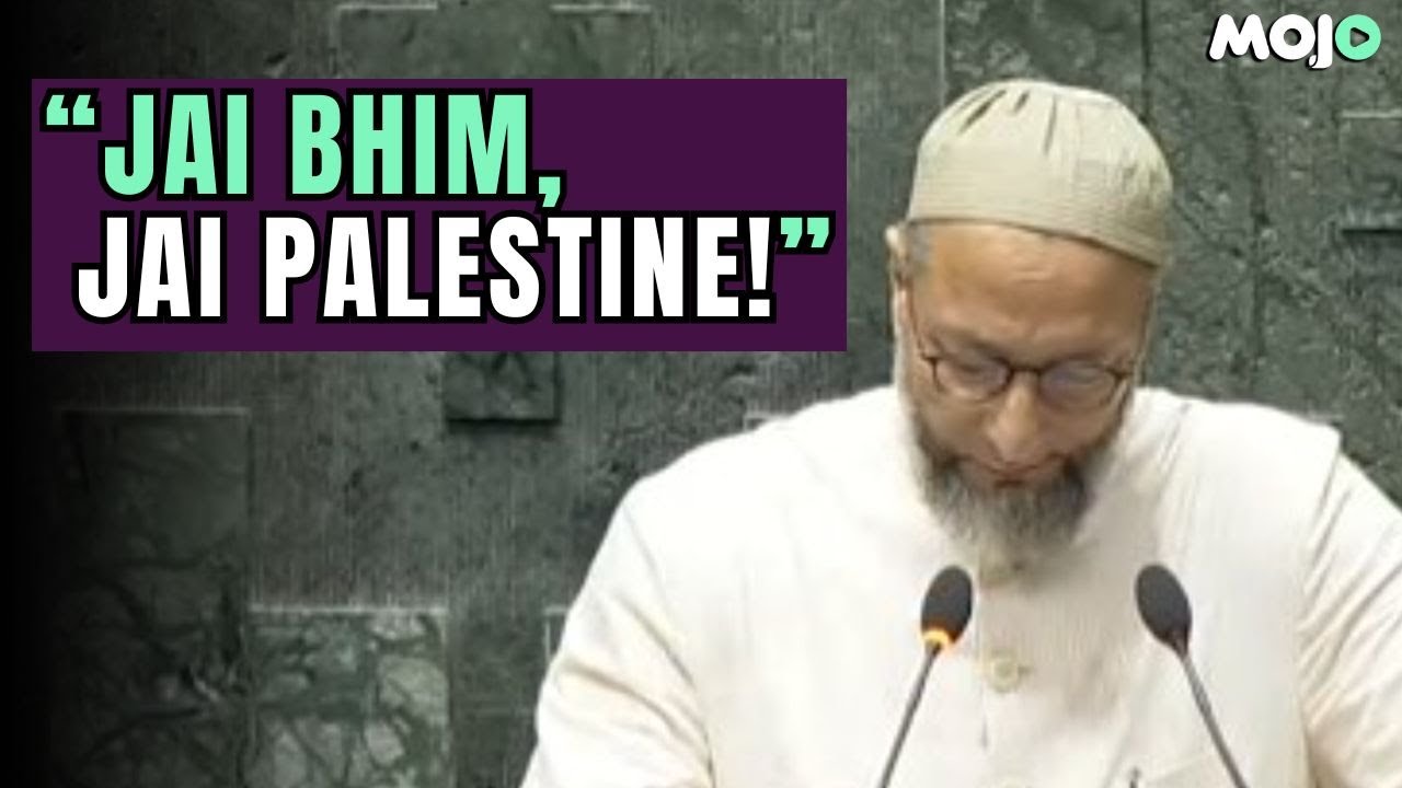 Asaduddin Owaisi Raises Slogan of 