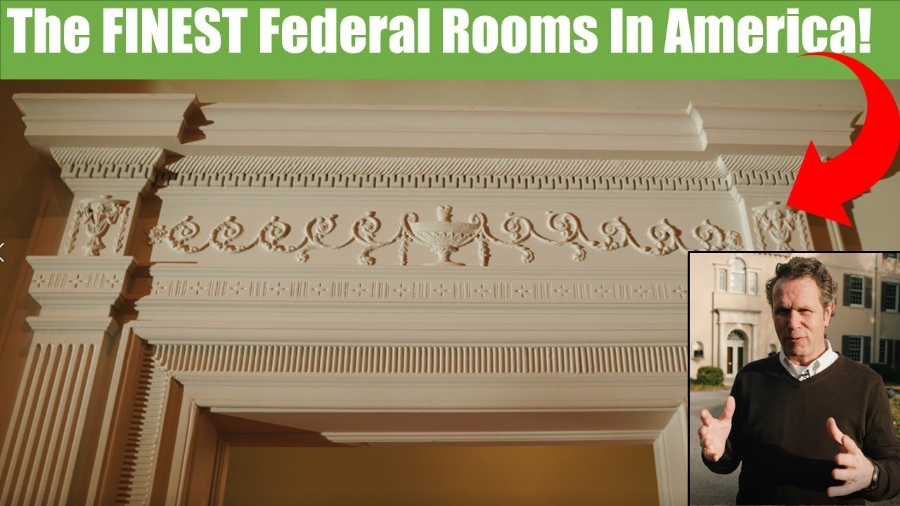 AMAZING Federal Style Rooms at Winterthur. It's all in the moldings.