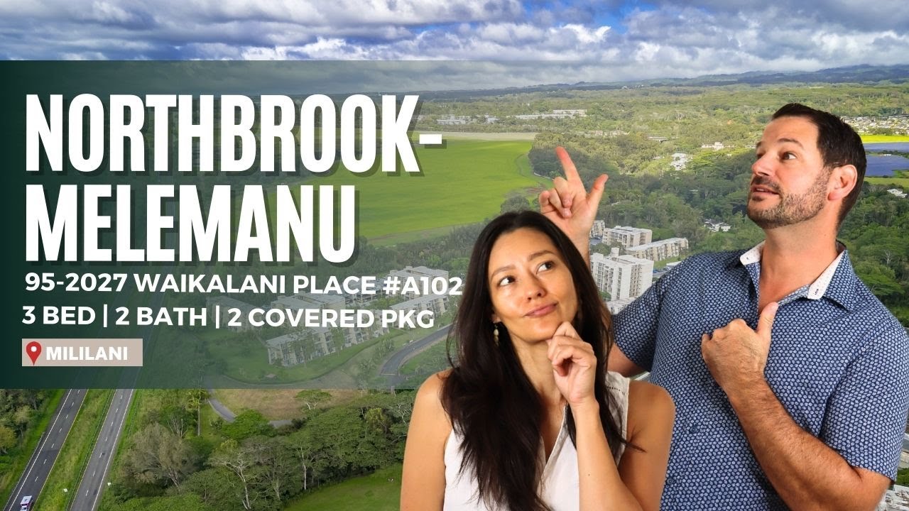 Upgraded 3 Bed, 2 Bath Ground Floor Unit at Northbrook-Melemanu | Mililani Home Tour 🌺🏡