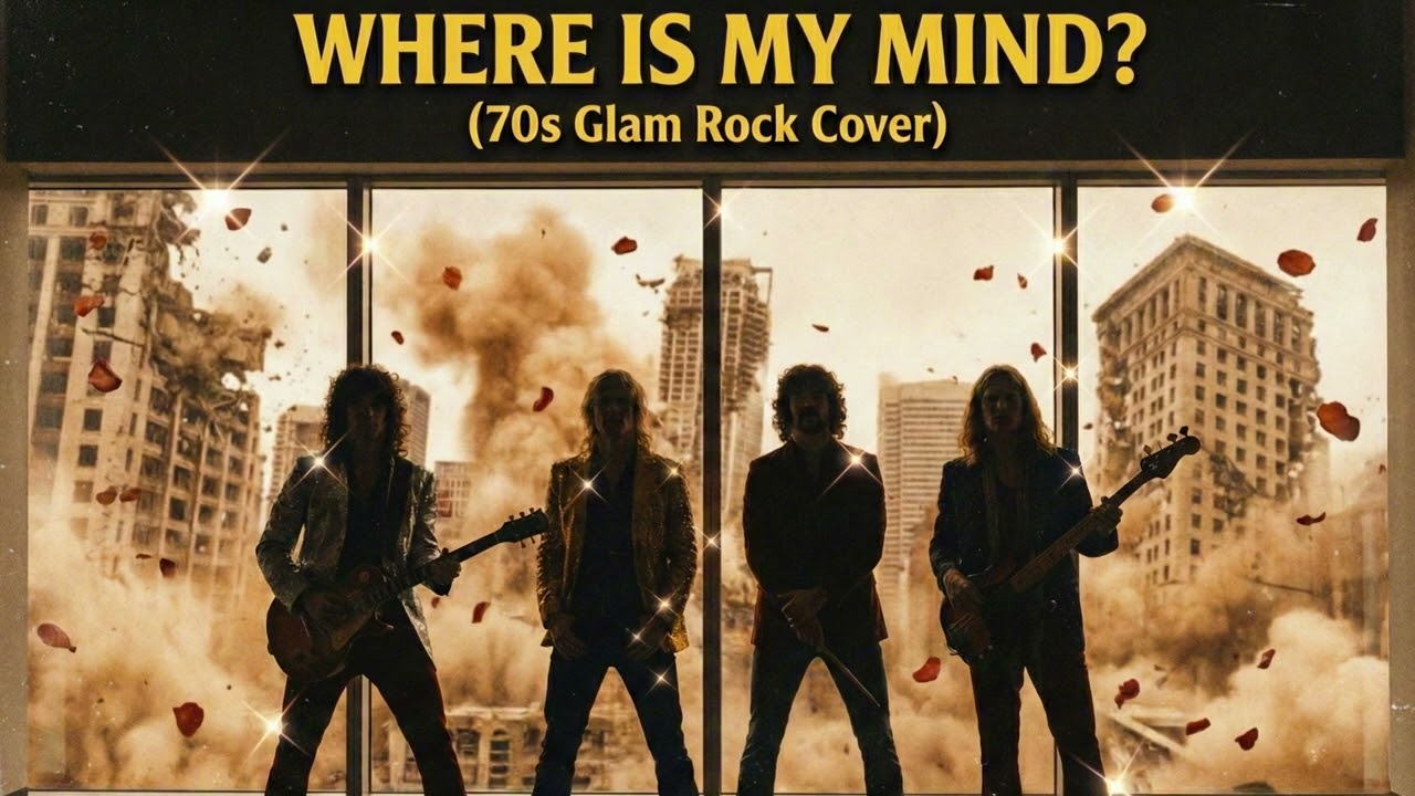 🎸 Pixies - “Where Is My Mind?” (70s Glam Rock Edition) | Midnight Canyon Revival