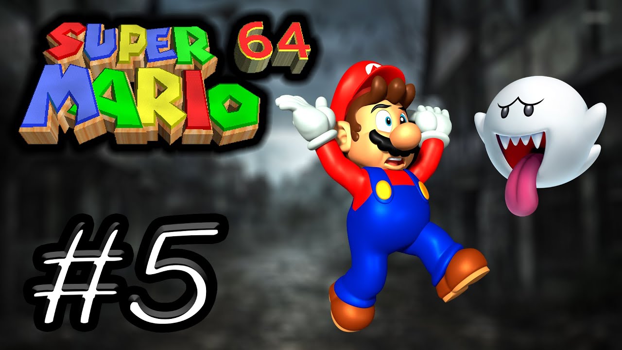 Super Mario 64 (Super Mario 3D All Stars) - Walkthrough Part 5 - Big Boo's Haunt! 100% (Switch)