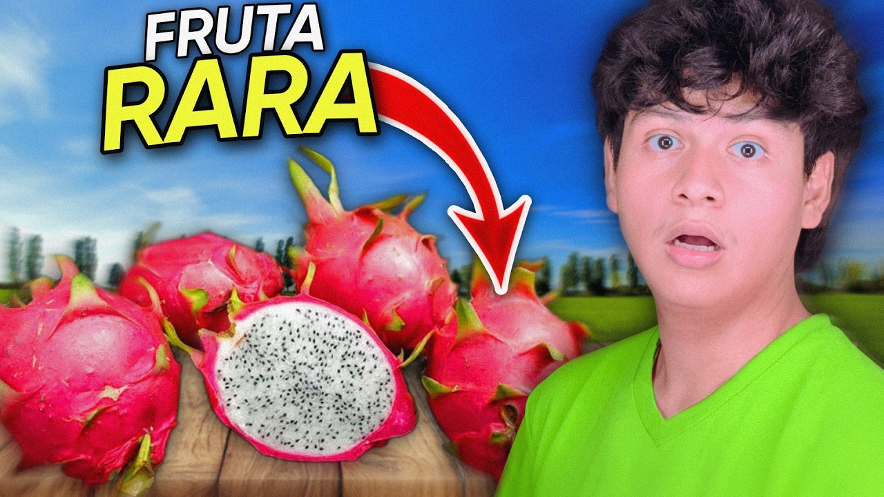 NUNCA HABIA COMIDO ESTA FRUTA RARA EN EL SALVADOR