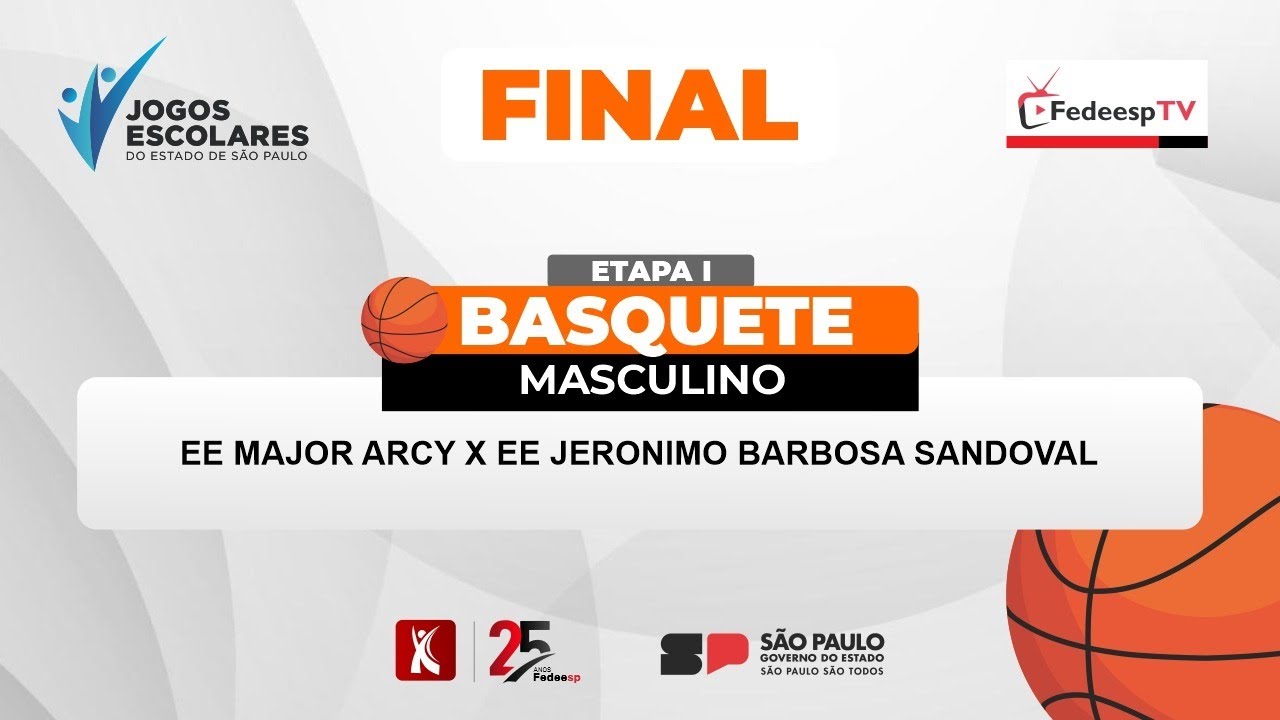 BASQUETE| E.E MAJOR ARCY X E.E JERONIMO BARBOSA SANDOVAL |GIN&Aacute;SIO ITAPIR&Atilde;O |JEESP 2025