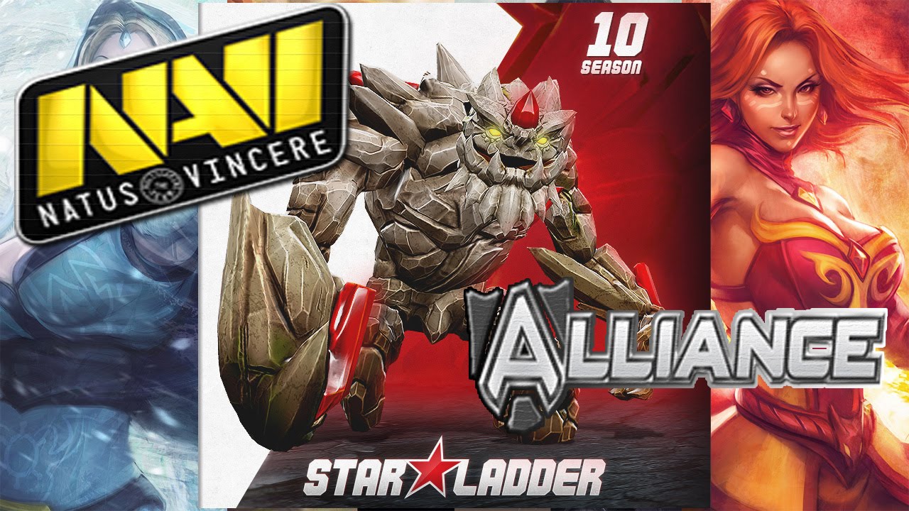 NaVi vs Alliance Star Ladder Star Series Season 10 Dota 2 RUS