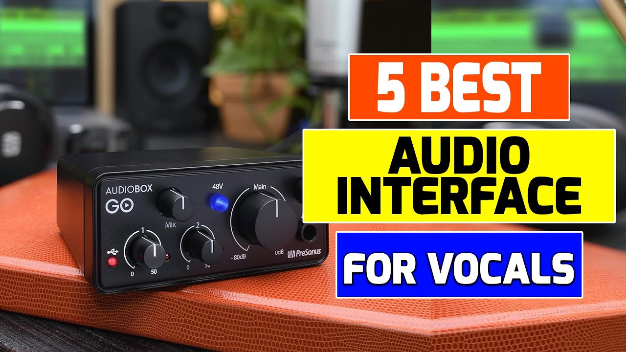 5 Best Audio Interface For Vocals in 2025 || Must watch before purchase