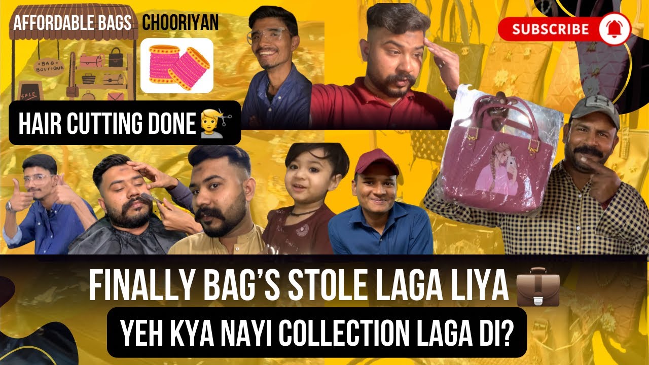 Finally BAG’S Stole Laga Liya 💼 Hair Cutting Done 💇