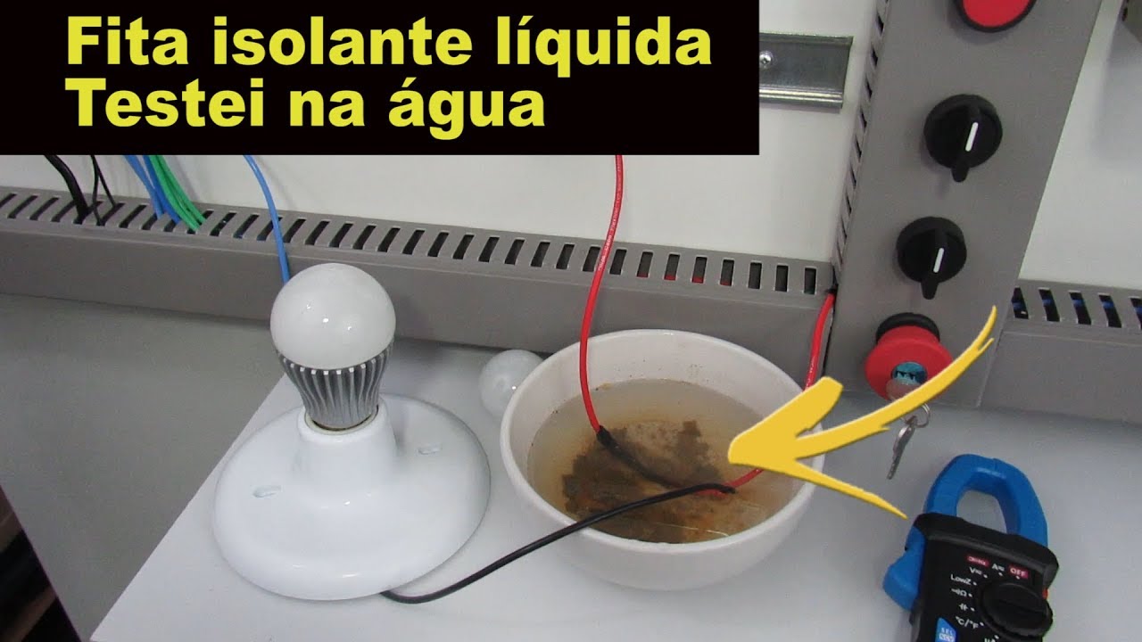 Testei a fita isolante Líquida na água - Será que presta?