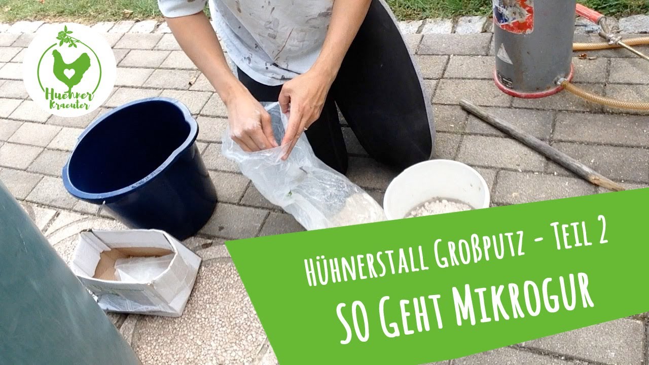 Hühnerstall reinigen: was ist Mikrogur?!