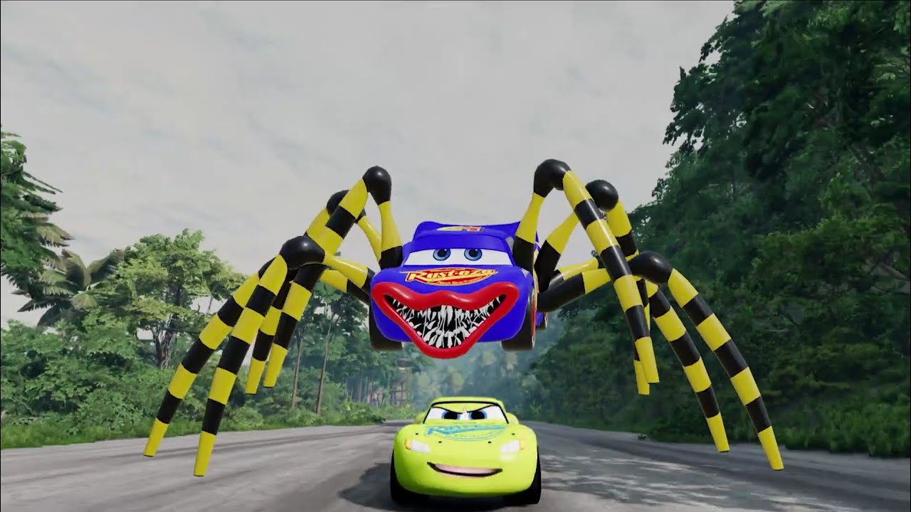 Epic escape from The Lightning McQueen Eater part 01 _Coffin dance song cover_