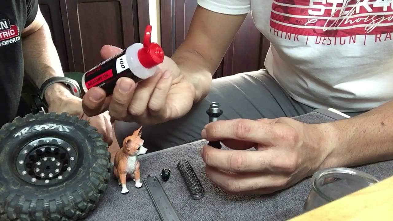 tutorials adjustment traxxas Trx-4 shock absorbers. Tutorial reglaje amortiguadores trx-4