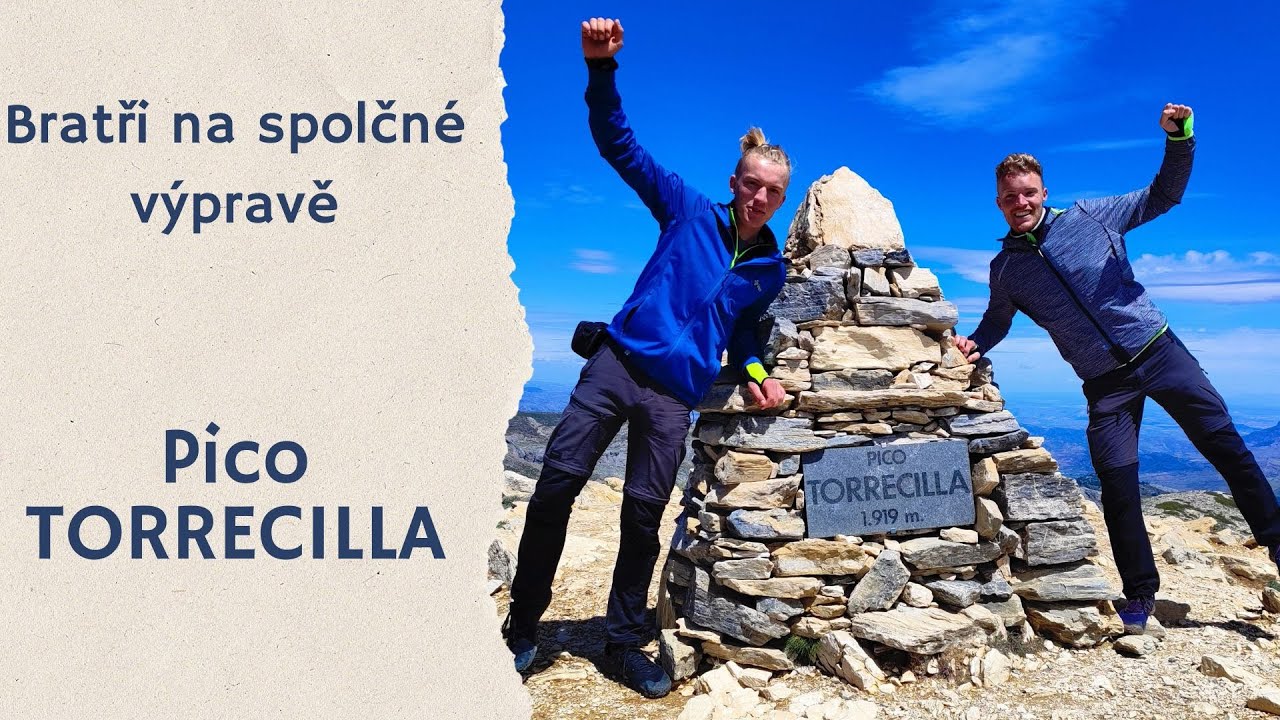 Zdolání vrcholu pico Torrecilla ve Španělsku. Brothers trip