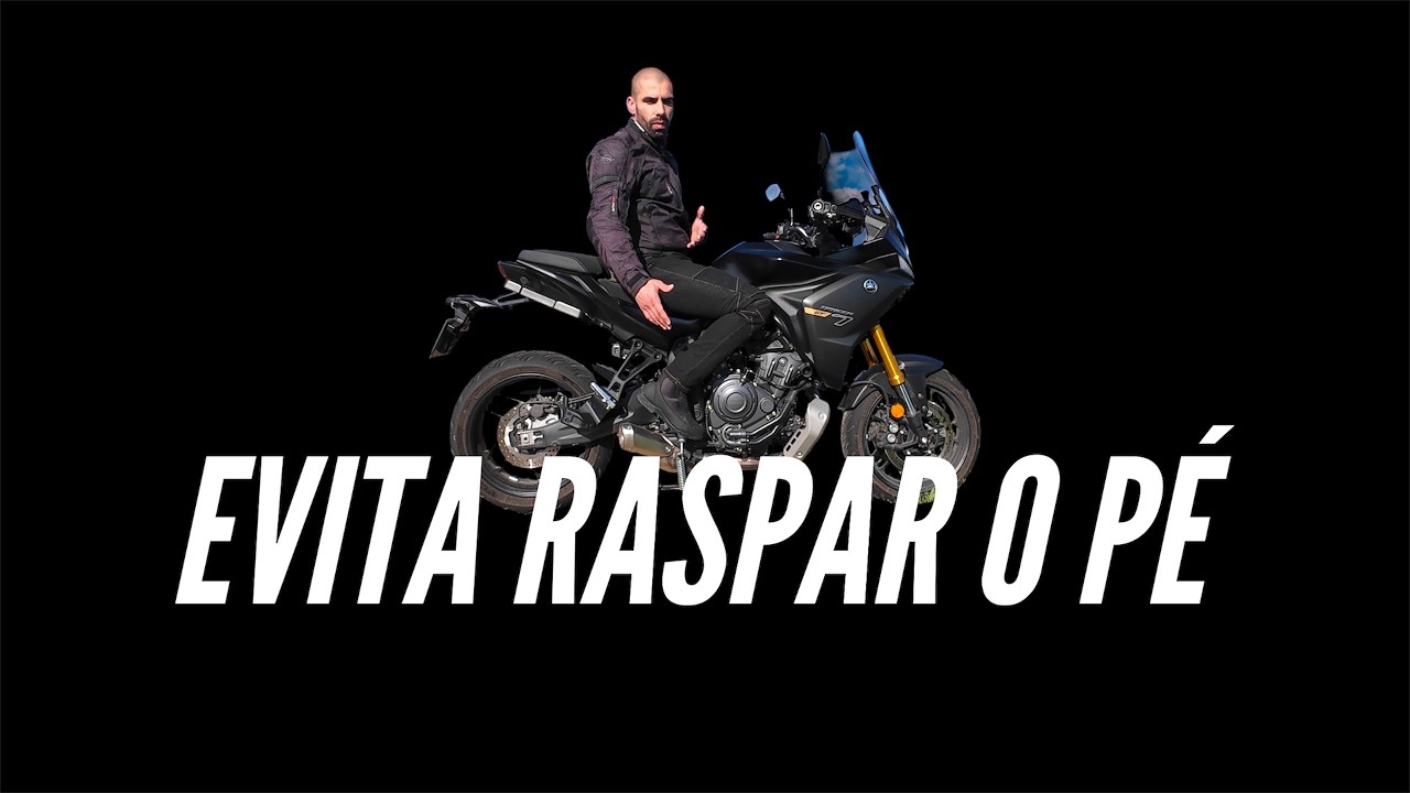 Como colocar o pé na mota (mais segurança a curvar)