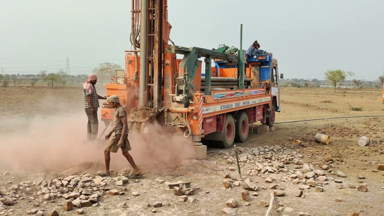 Step by step borewell drilling | 1500 feet depth 2HP water | borewell drilling in Chhattisgarh