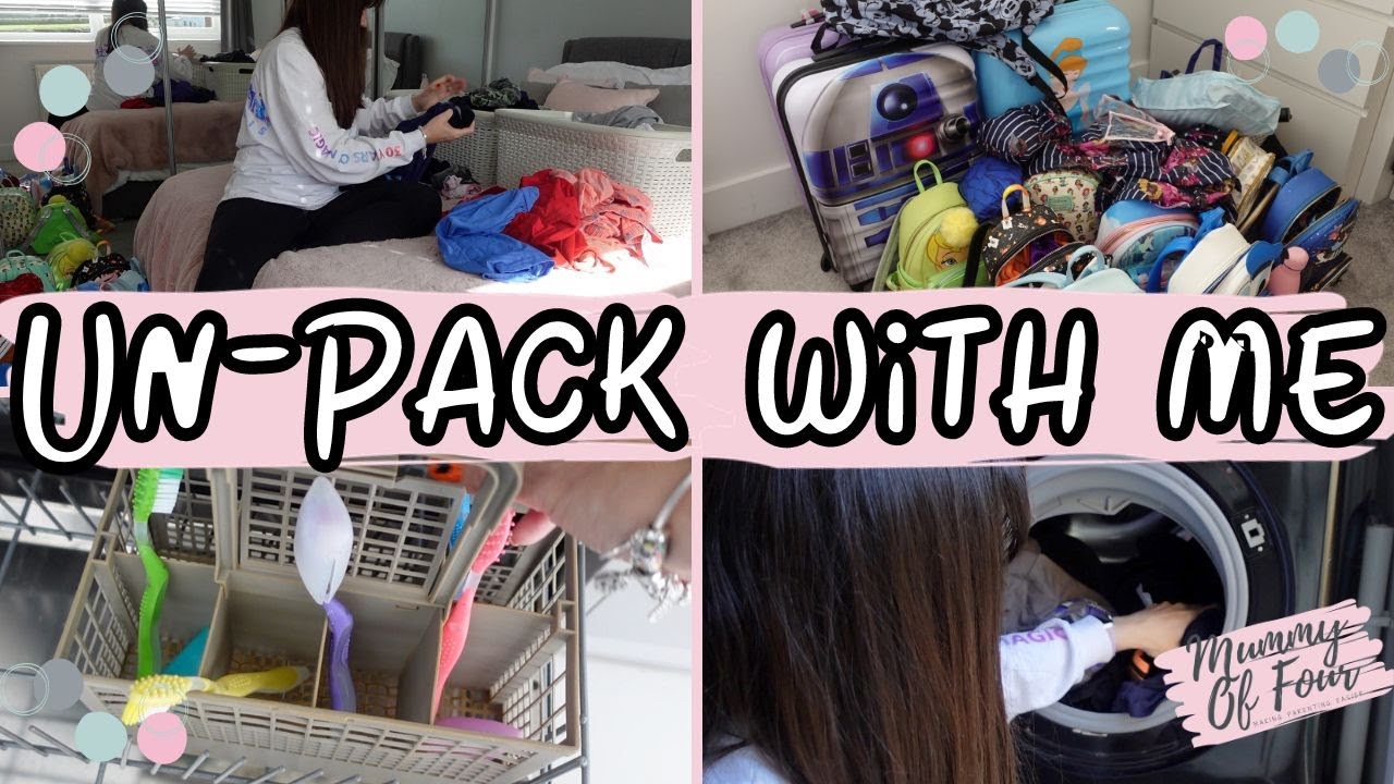 🧳 Unpack, Do Laundry & Get Organised With Me After Disneyland Paris October 2022 🧺