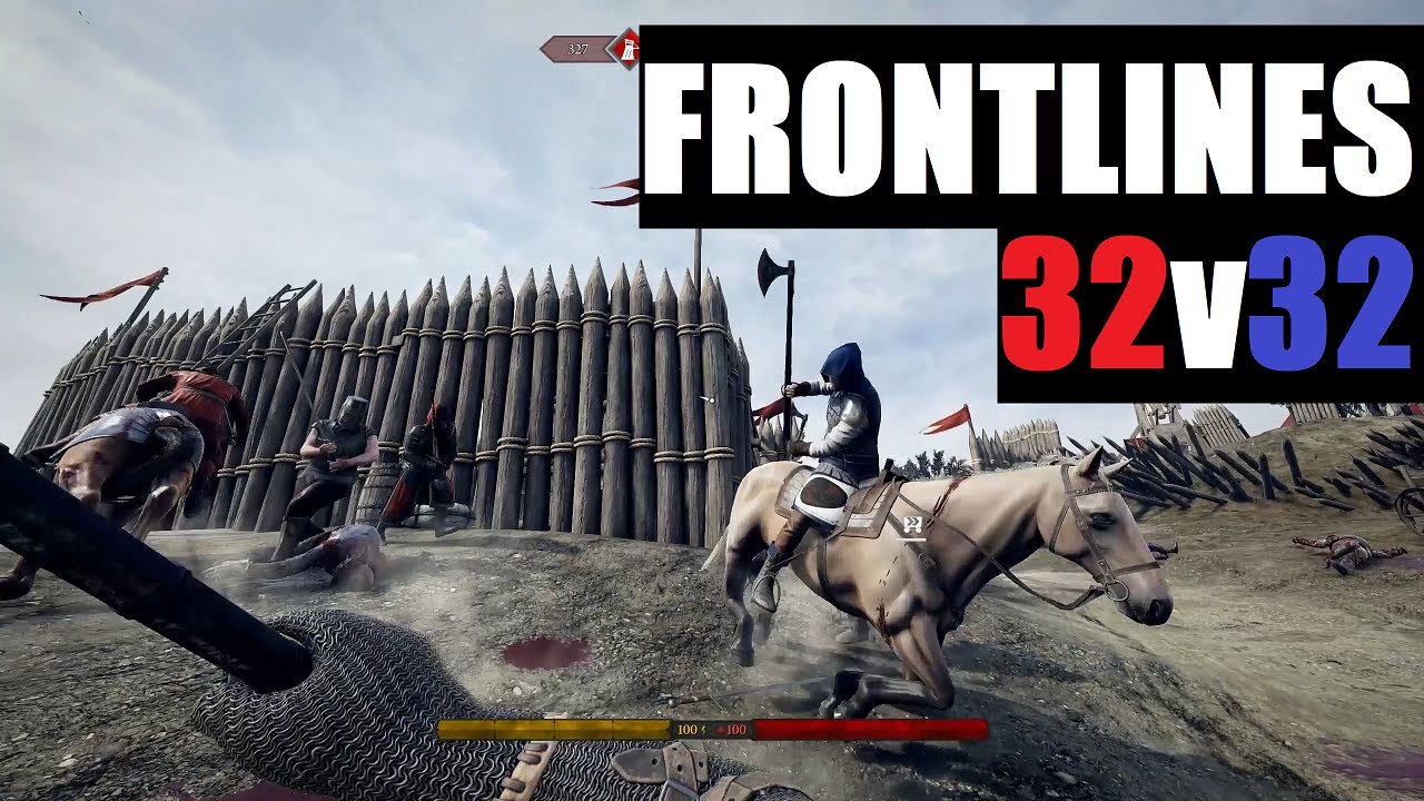Mordhau - Frontlines 32v32 - 1440p, 60fps