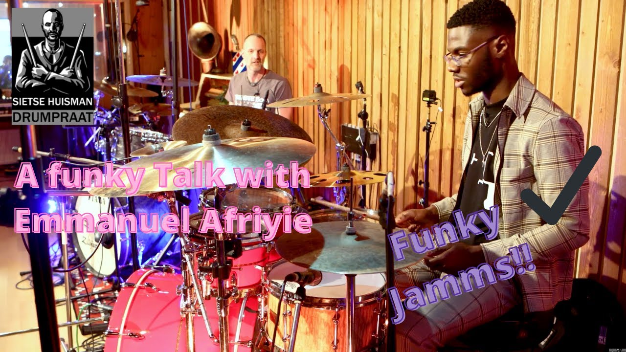 Drumpraat S1 A1 met Emmanuel Afriyie