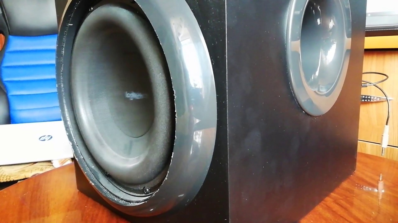 Logitech Z906 Bass Test.Bass100%,Volume 50-60%.(Bassotronics - Bass, I Love You)