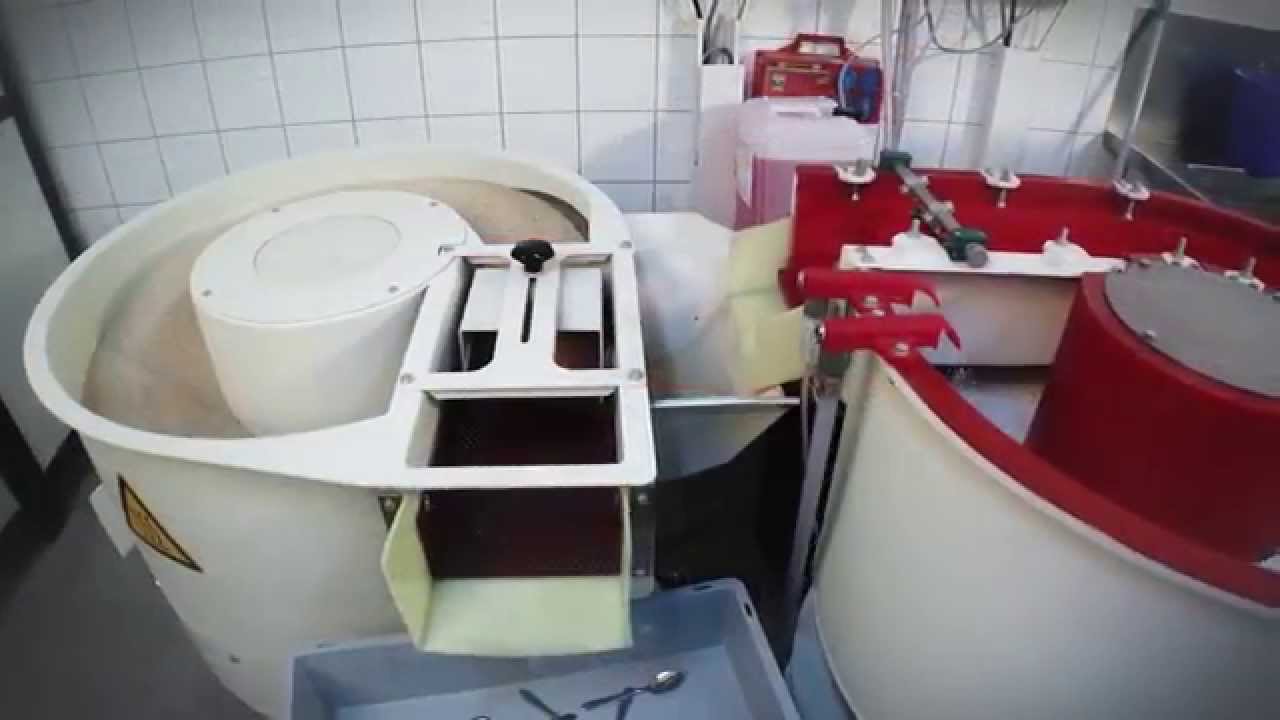 Cutlery Polishing and Cleaning machines by Walther Trowal