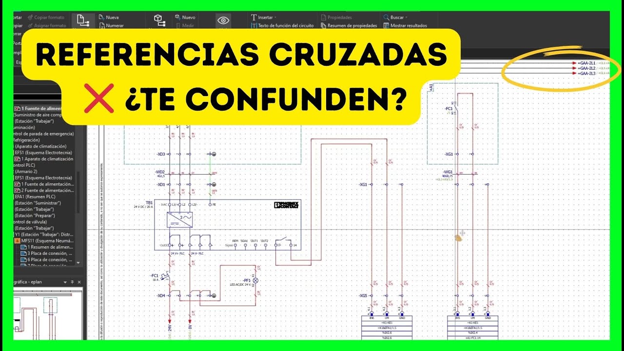⚡🔍C&oacute;mo LEER diagramas el&eacute;ctricos: Dominando Referencias Cruzadas y Tipos de Circuitos