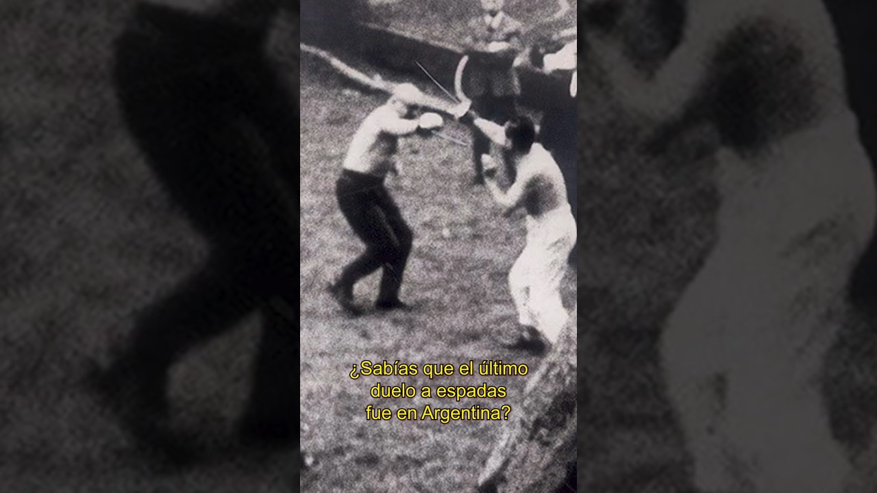 &iquest;Sab&iacute;as que el &uacute;ltimo duelo a espadas fue en Argentina?