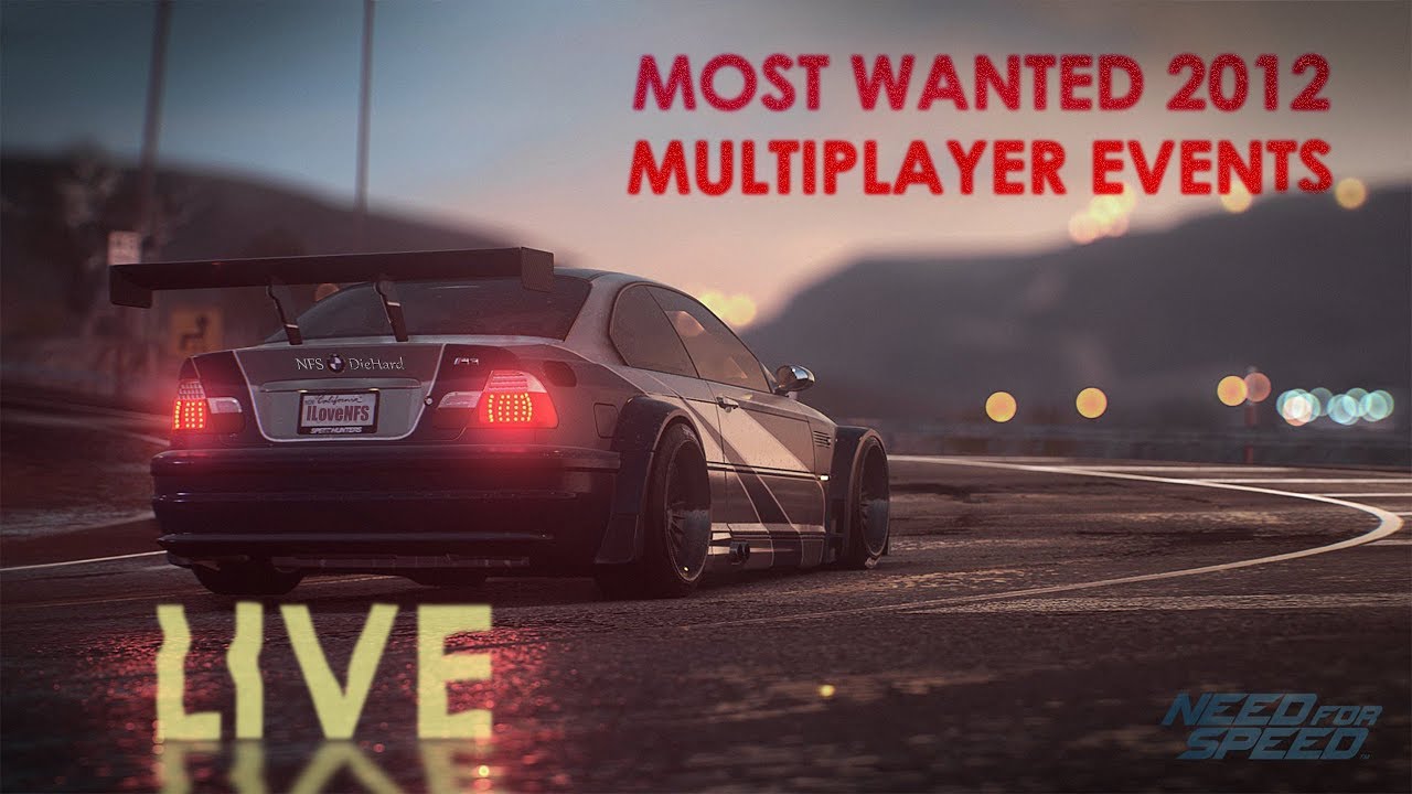 Need for Speed PC 2012 multiplayer Events