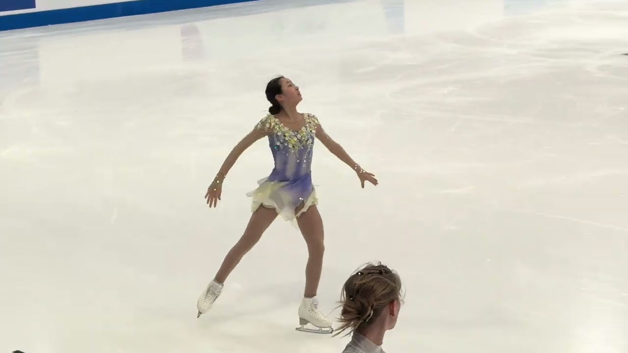 2026 Junior Worlds Jiyu Huh KOR free program practice Tallinn, EST 07/03/2026