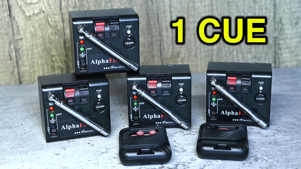 rfRemoTech Alpha Fire 1 cue firing system for fireworks review
