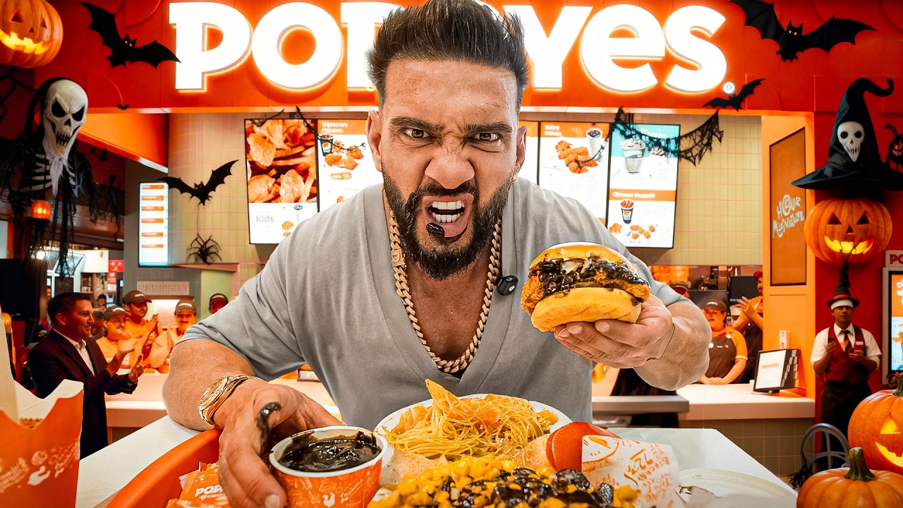Incerc Mancare De Halloween De La Cele Mai Populare Fast Food-uri !!