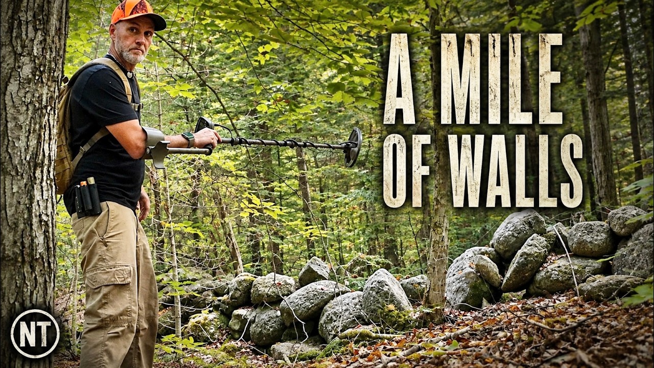 It is a mile of stone walls surrounding me in this square out in the forest