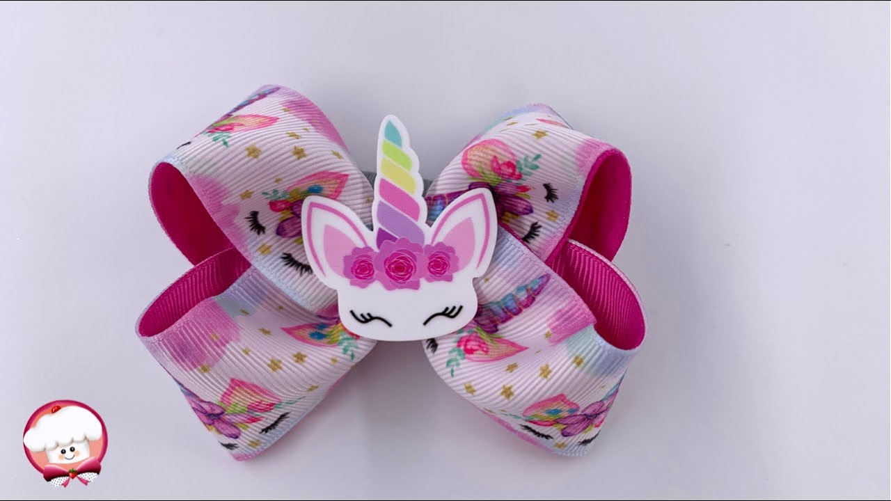 Cómo hacer un moño boutique con listón de 4 cm o 3.8 cm / lazos de listón para niñas / moños